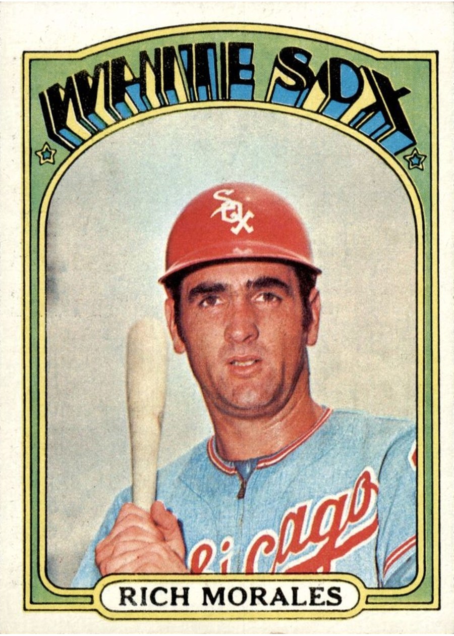 1972 Topps #593 Rich Morales, Chicago White Sox