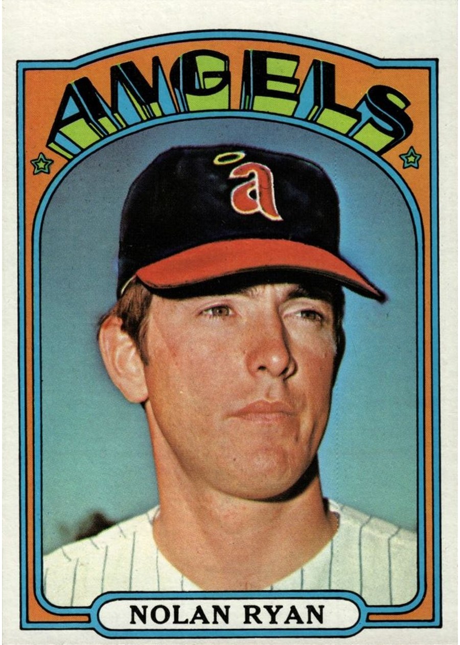 1972 Topps #595 Nolan Ryan, California Angels