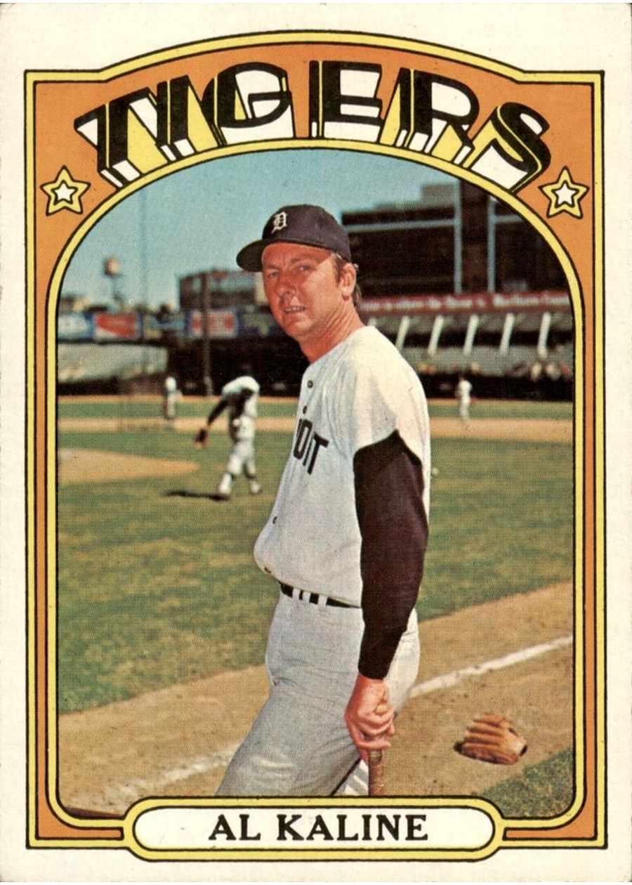 1972 Topps #600 Al Kaline, Detroit Tigers