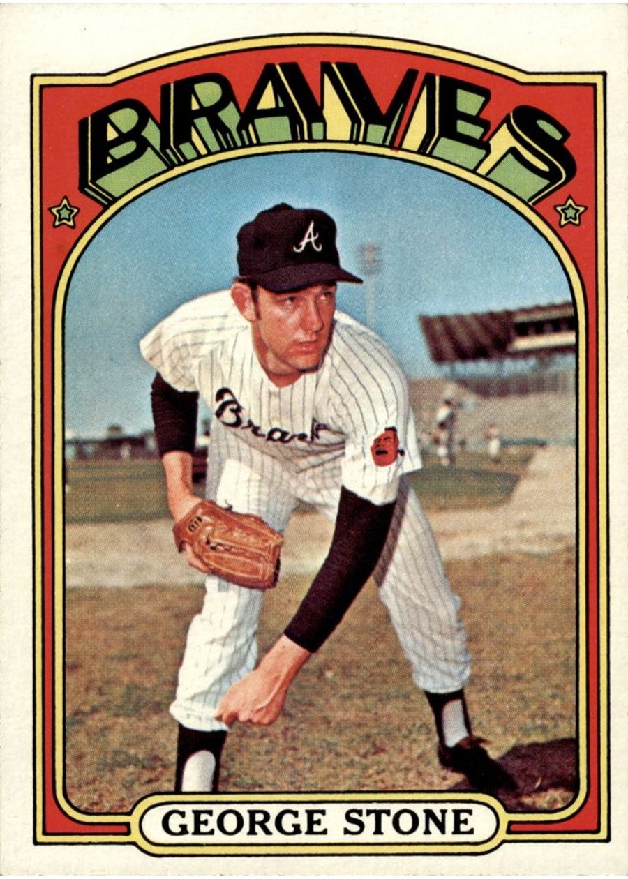 1972 Topps #601 George Stone, Atlanta Braves