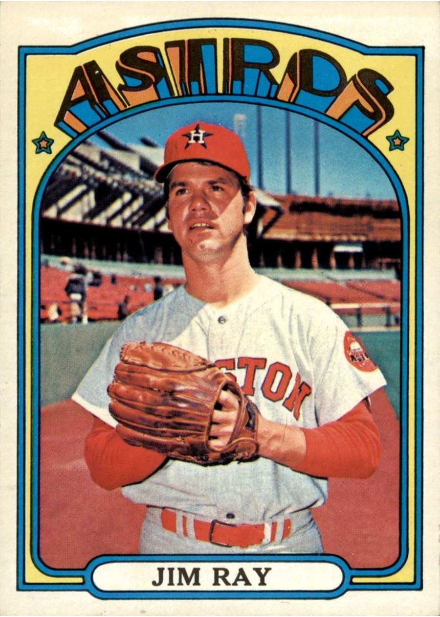 1972 Topps #603 Jim Ray, Houston Astros