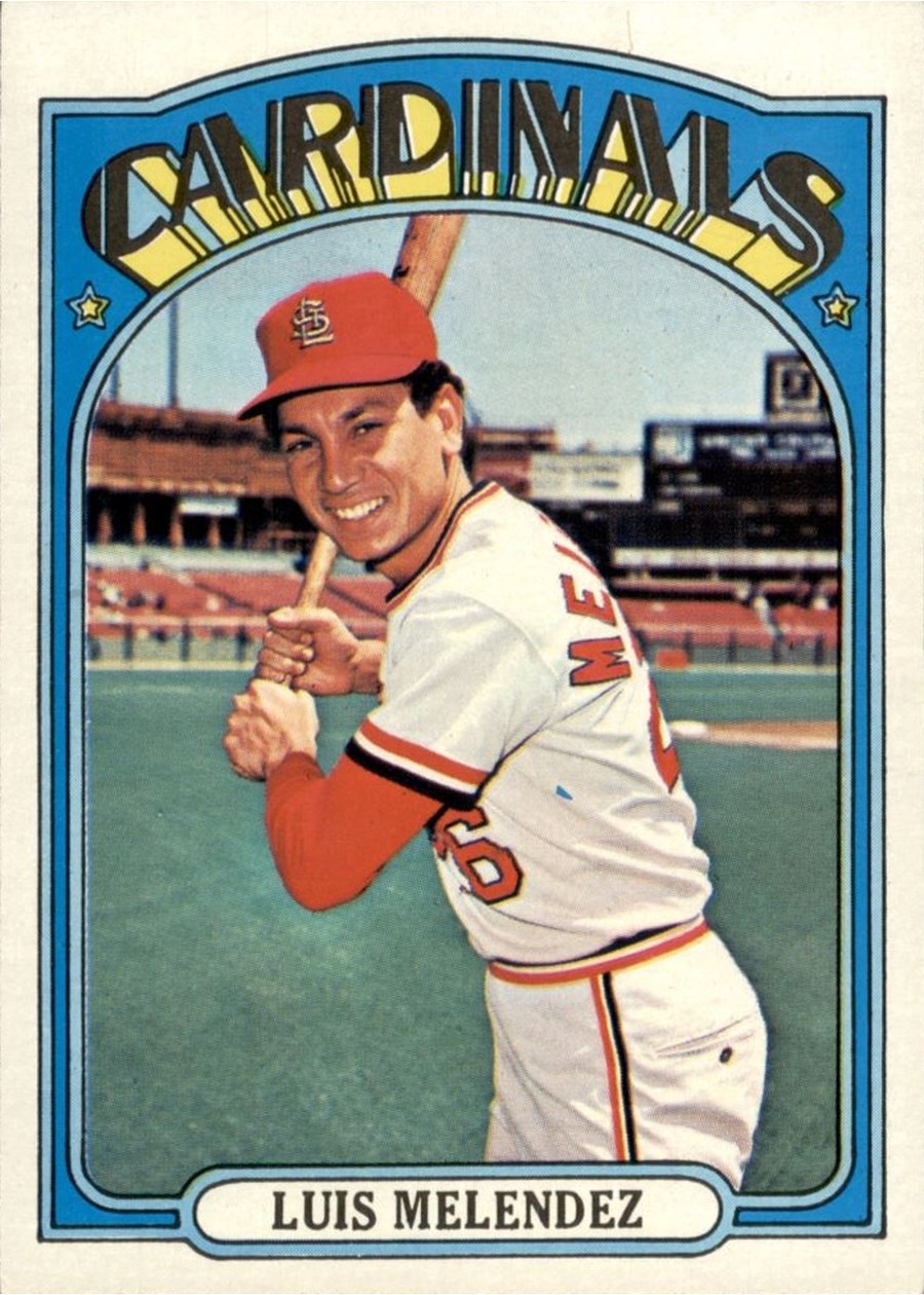 1972 Topps #606 Luis Melendez, St. Louis Cardinals