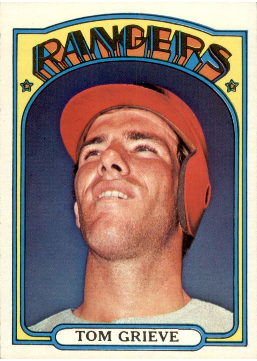 1972 Topps #609 Tom Grieve, Texas Rangers