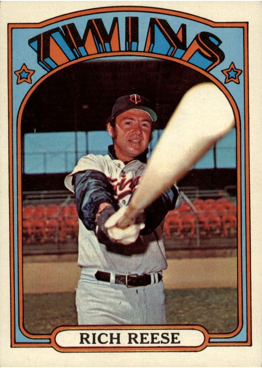 1972 Topps #611 Rich Reese, Minnesota Twins
