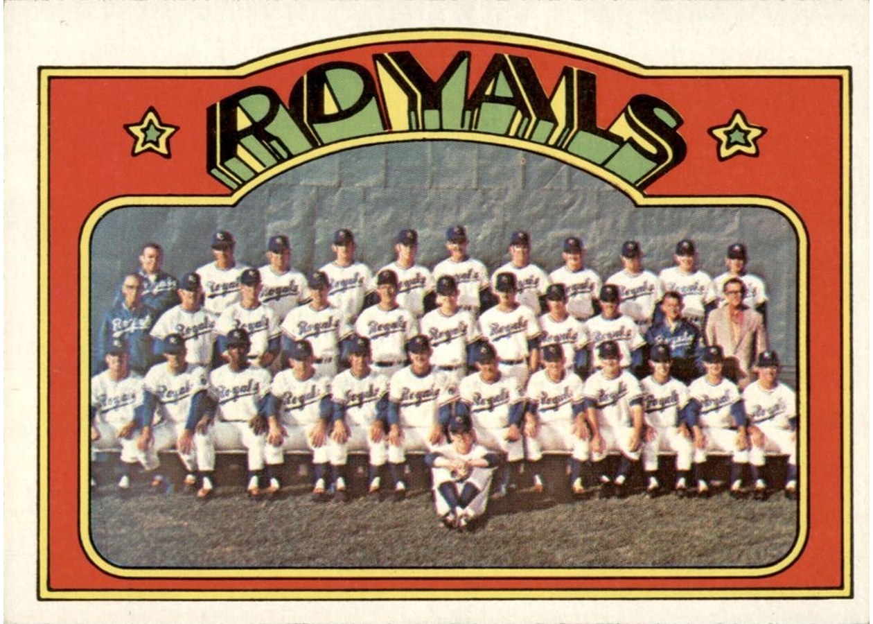 1972 Topps #617 Kansas City Royals