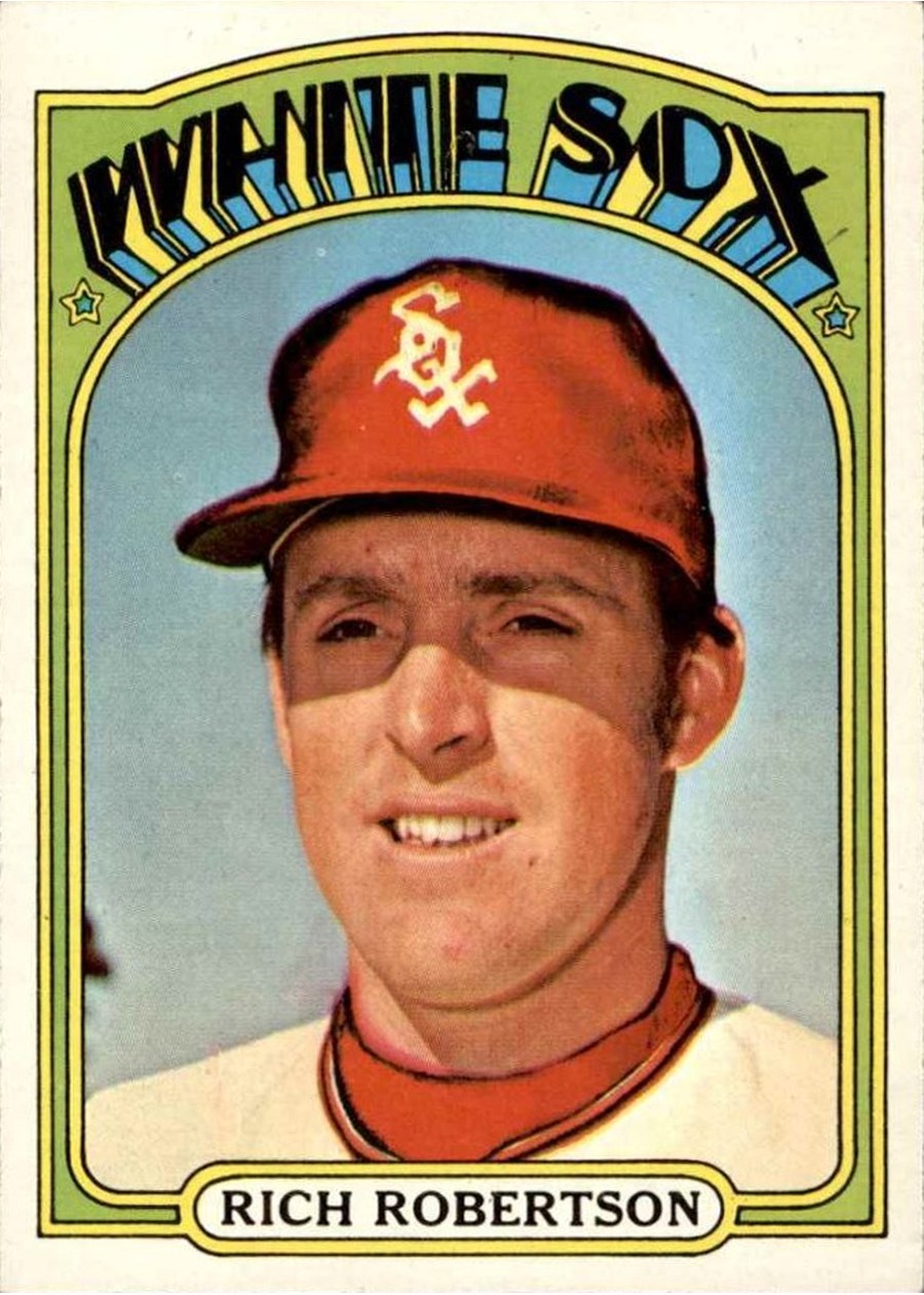 1972 Topps #618 Rich Robertson, Chicago White Sox