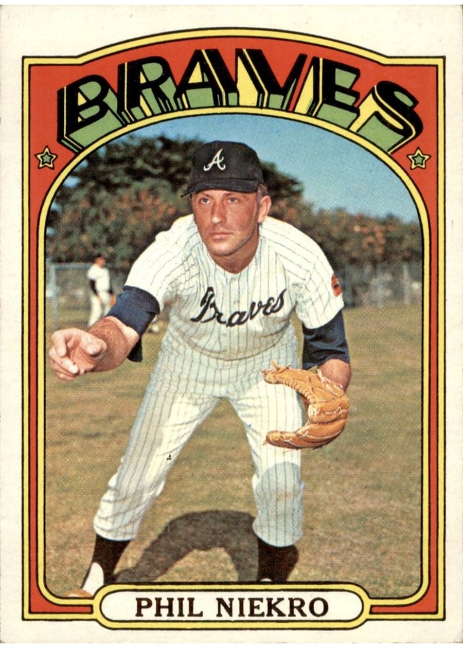 1972 Topps #620 Phil Niekro, Atlanta Braves