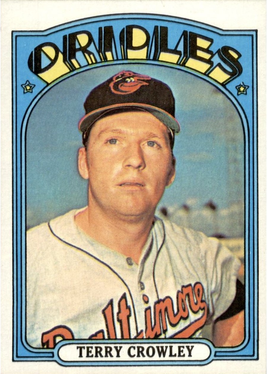 1972 Topps #628 Terry Crowley, Baltimore Orioles