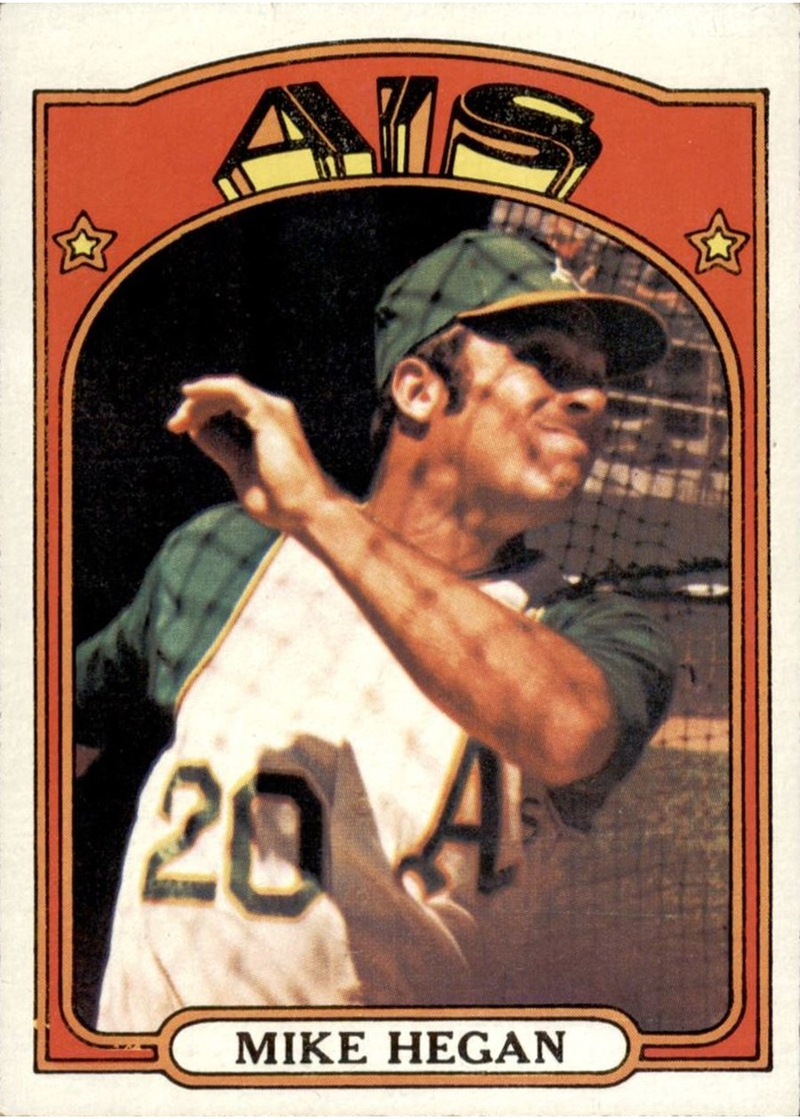 1972 Topps #632 Mike Hegan, Oakland Athletics