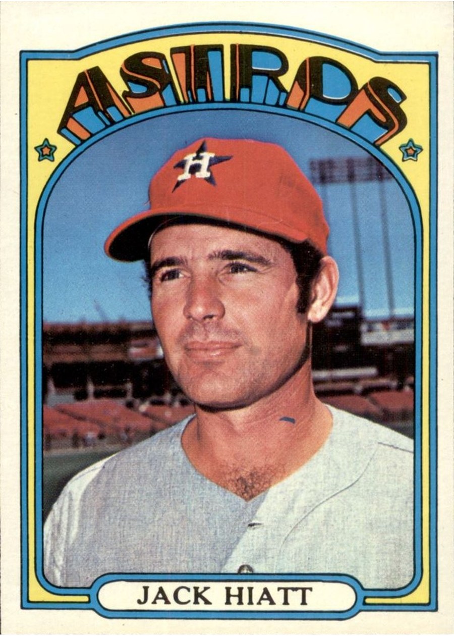 1972 Topps #633 Jack Hiatt, Houston Astros