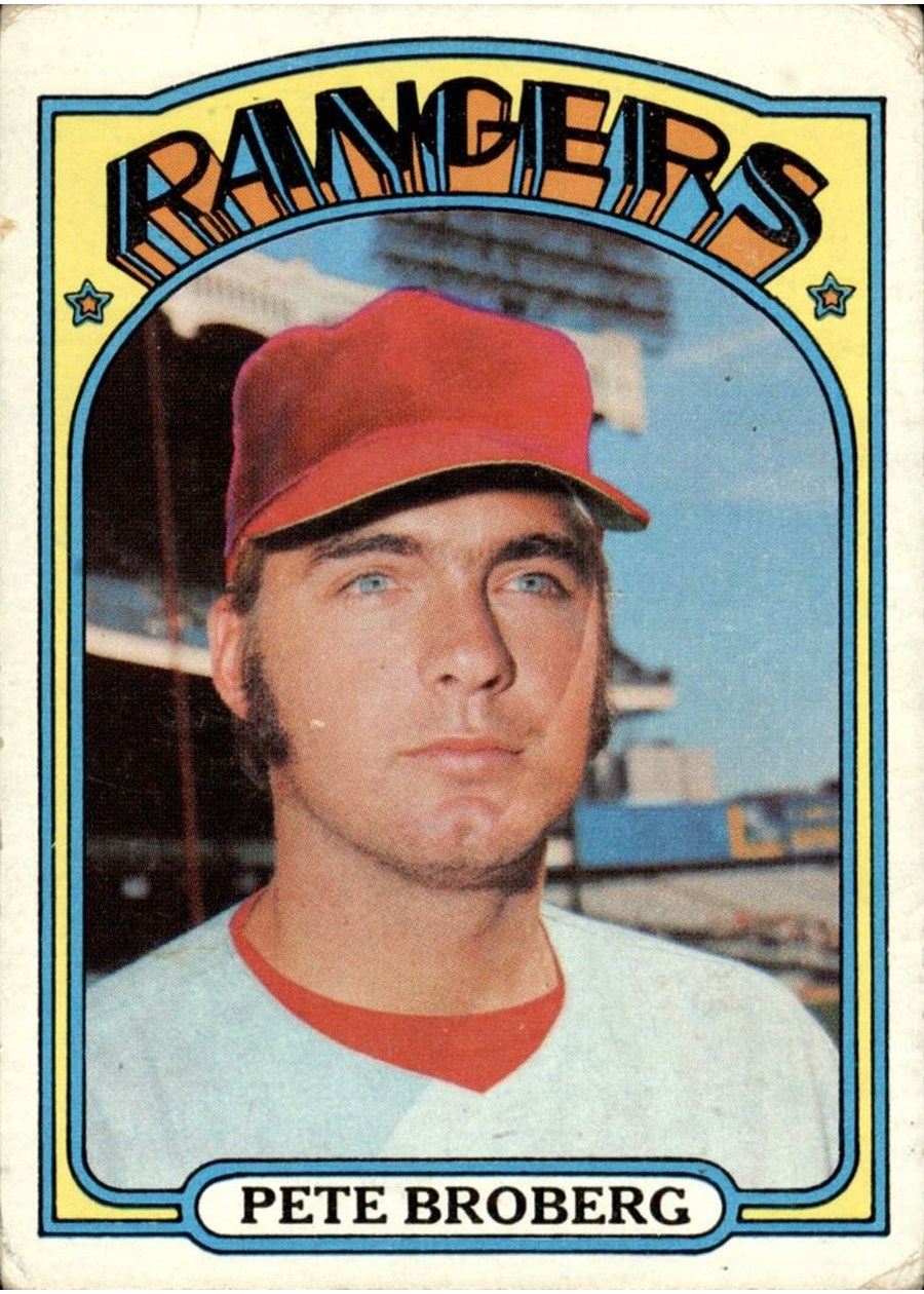 1972 Topps #64 Pete Broberg, Texas Rangers