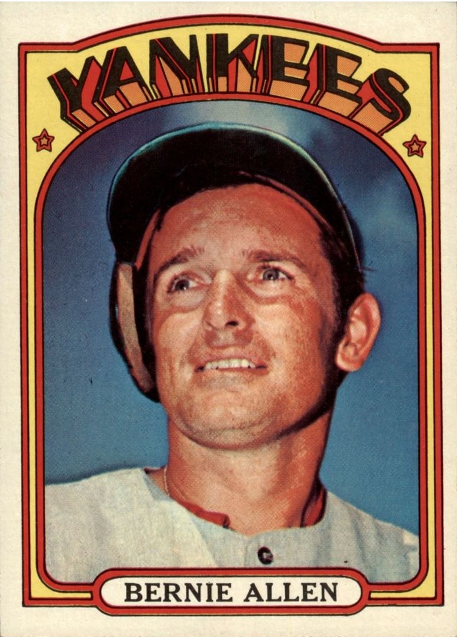 1972 Topps #644 Bernie Allen, New York Yankees