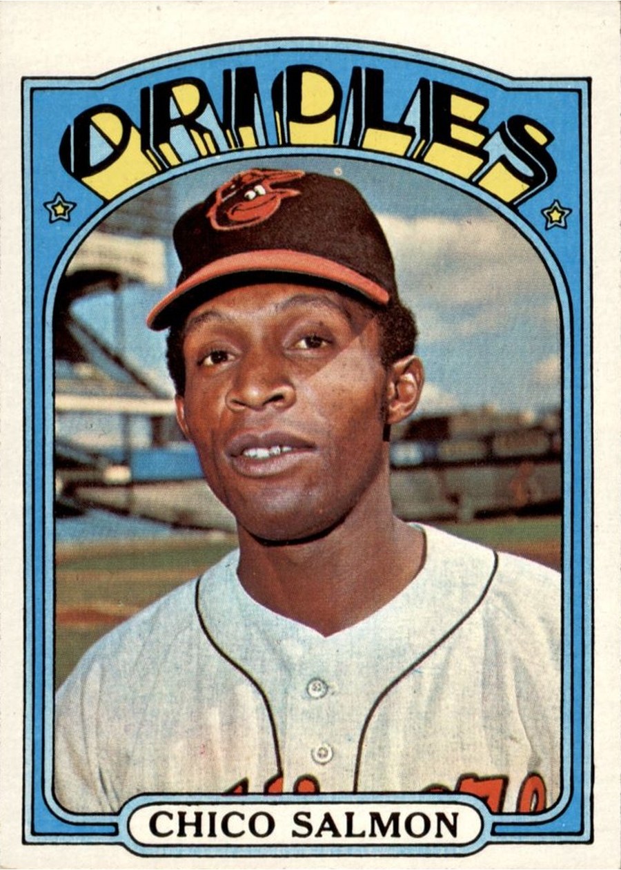 1972 Topps #646 Chico Salmon, Baltimore Orioles