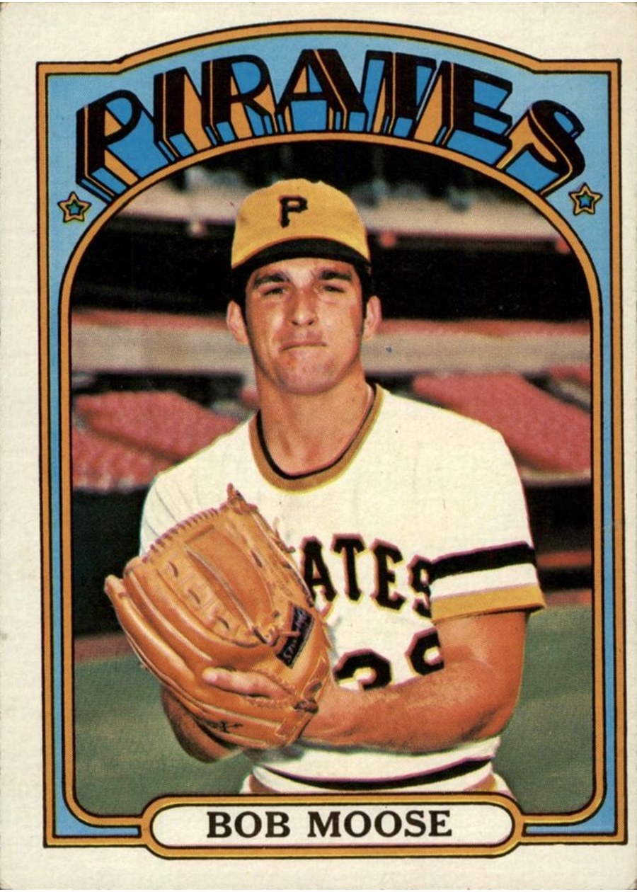 1972 Topps #647 Bob Moose, Pittsburgh Pirates
