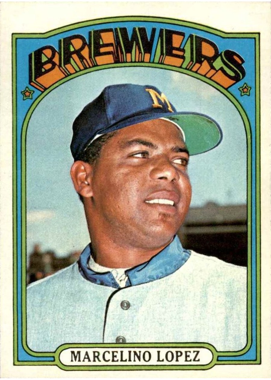 1972 Topps #652 Marcelino Lopez, Milwaukee Brewers