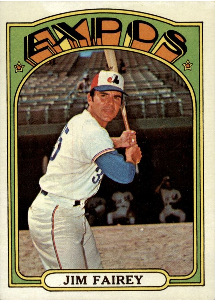 1972 Topps #653 Jim Fairey, Montreal Expos
