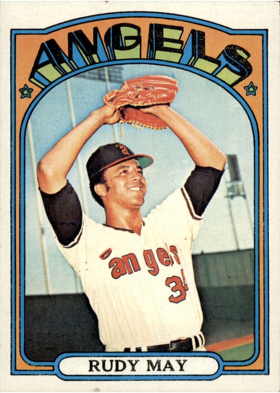 1972 Topps #656 Rudy May, California Angels