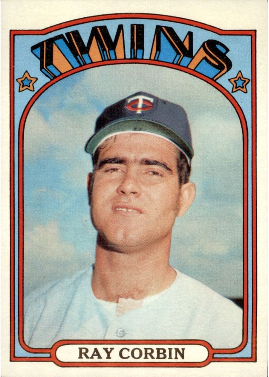 1972 Topps #66 Ray Corbin, Minnesota Twins