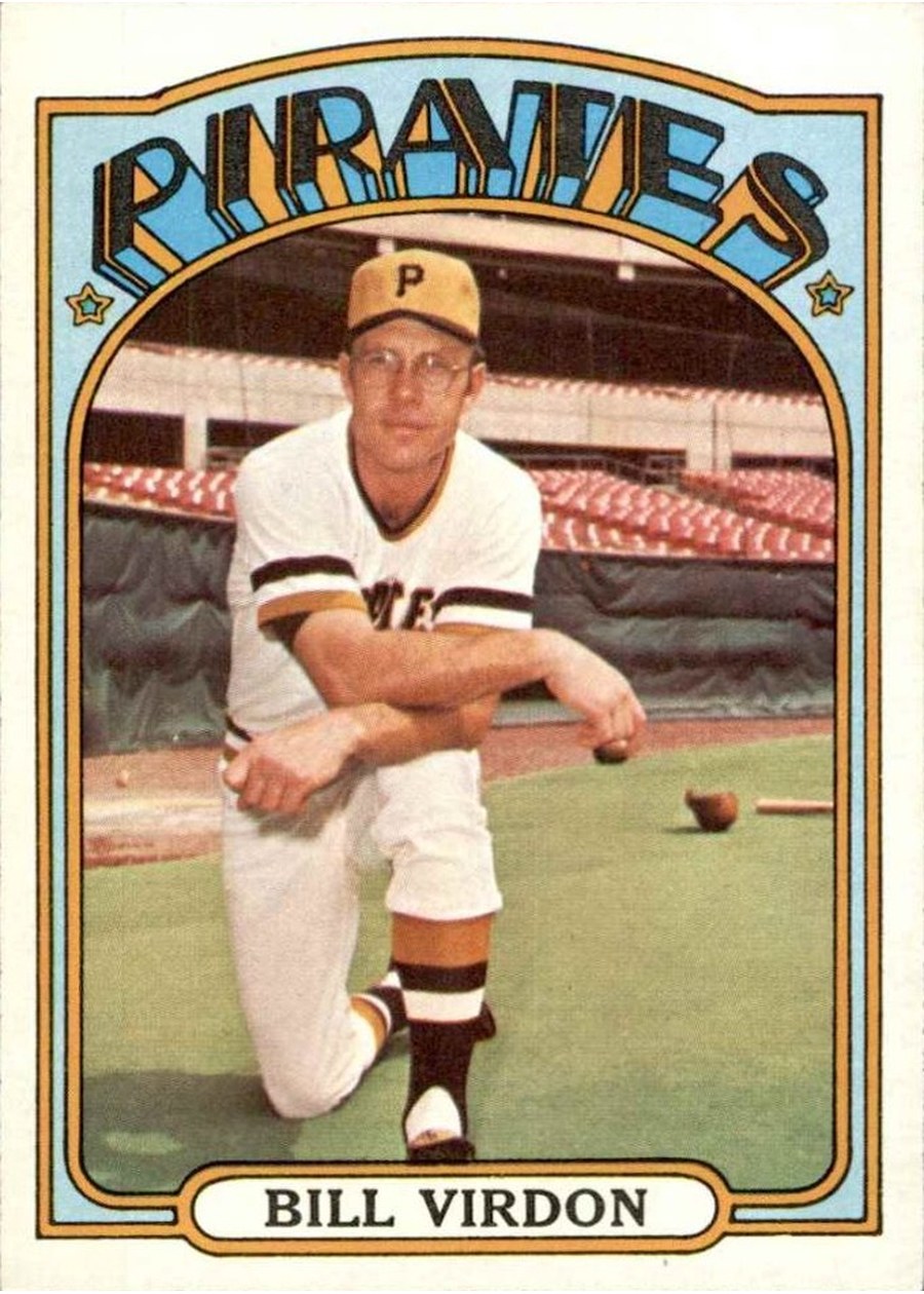 1972 Topps #661 Bill Virdon, Pittsburgh Pirates