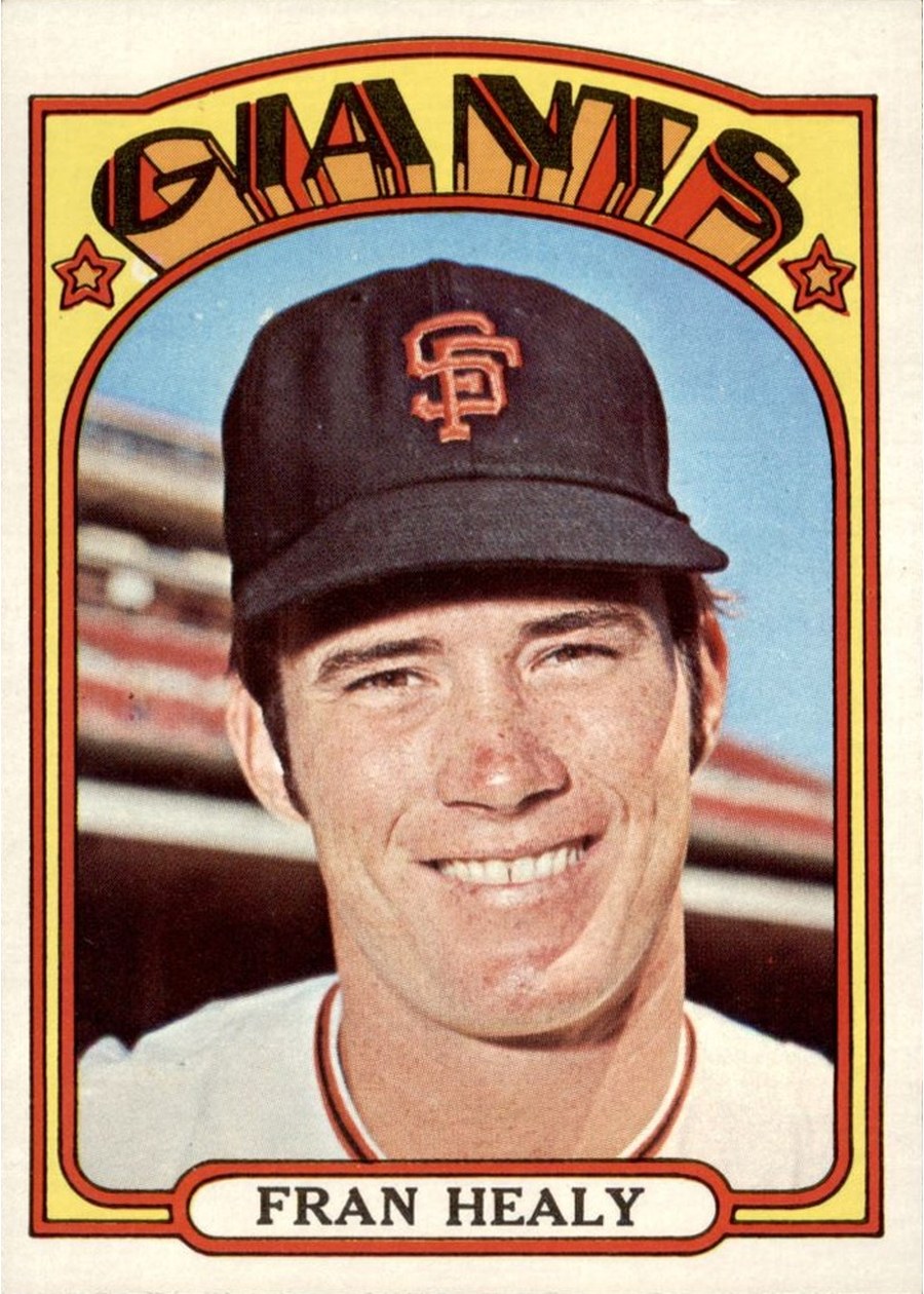 1972 Topps #663 Fran Healy, San Francisco Giants