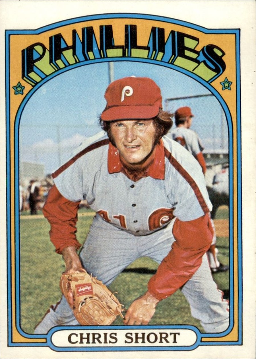 1972 Topps #665 Chris Short, Philadelphia Phillies