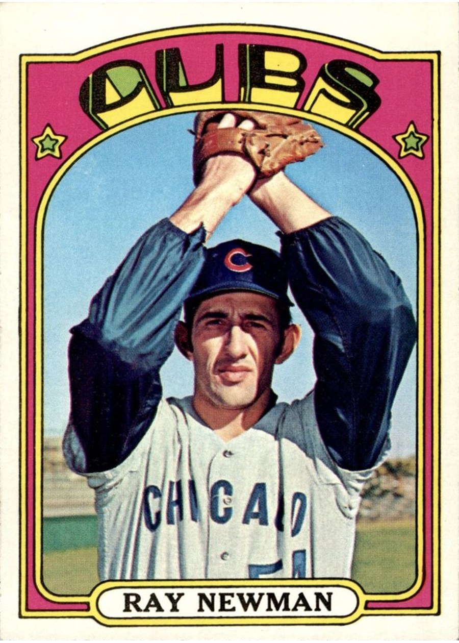 1972 Topps #667 Ray Newman, Chicago Cubs