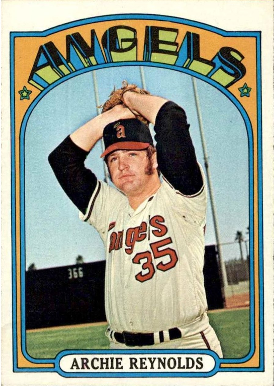 1972 Topps #672 Archie Reynolds, California Angels