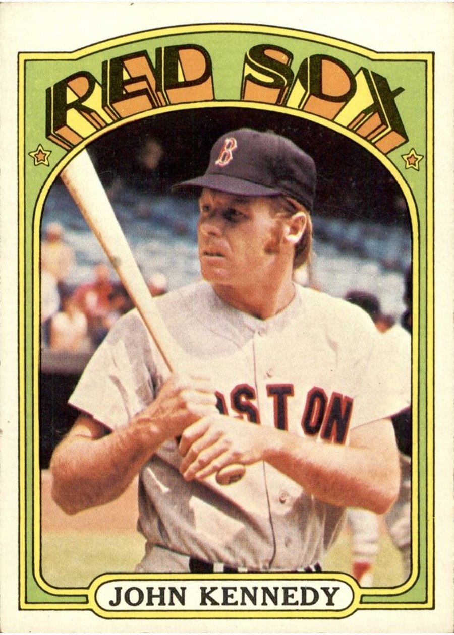 1972 Topps #674 John Kennedy, Boston Red Sox