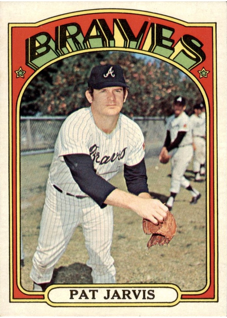 1972 Topps #675 Pat Jarvis, Atlanta Braves
