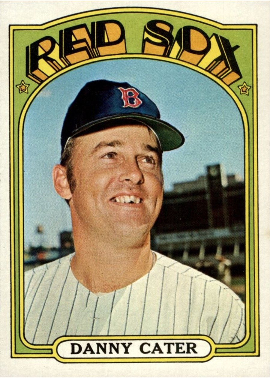 1972 Topps #676 Danny Cater, Boston Red Sox