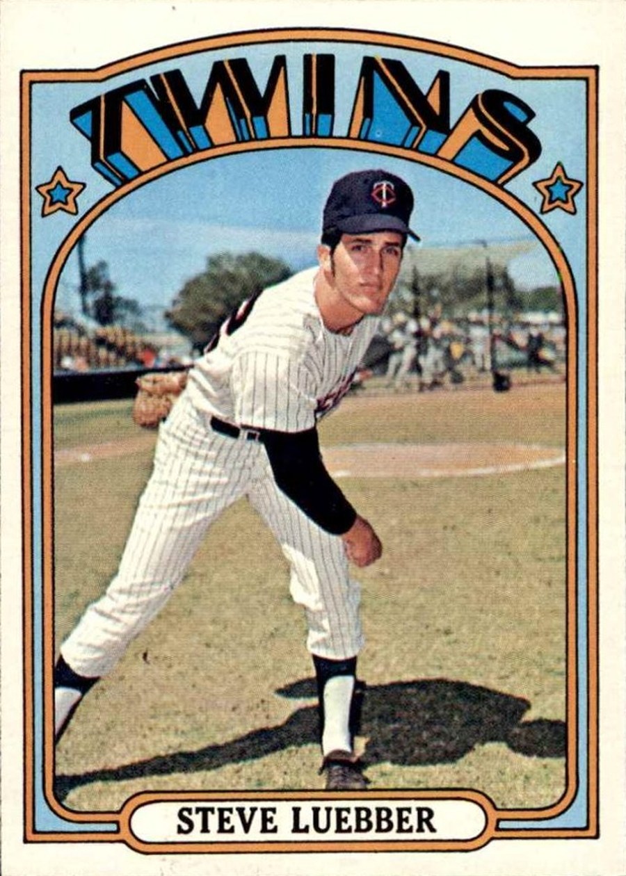 1972 Topps #678 Steve Luebber, Minnesota Twins