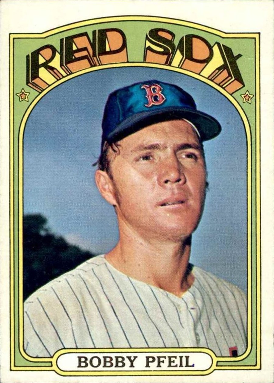 1972 Topps #681 Bobby Pfeil, Boston Red Sox