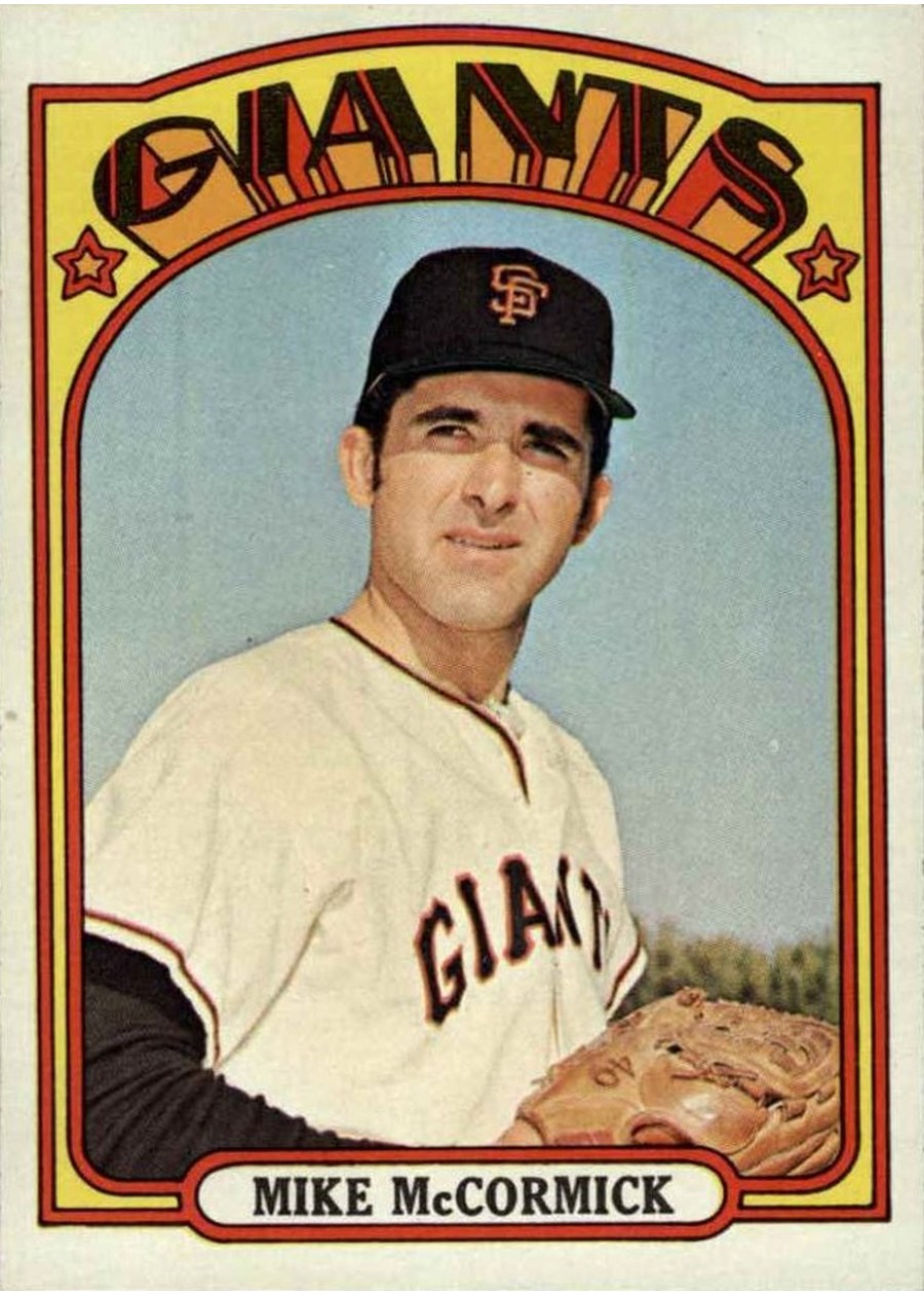 1972 Topps #682 Mike McCormick, San Francisco Giants