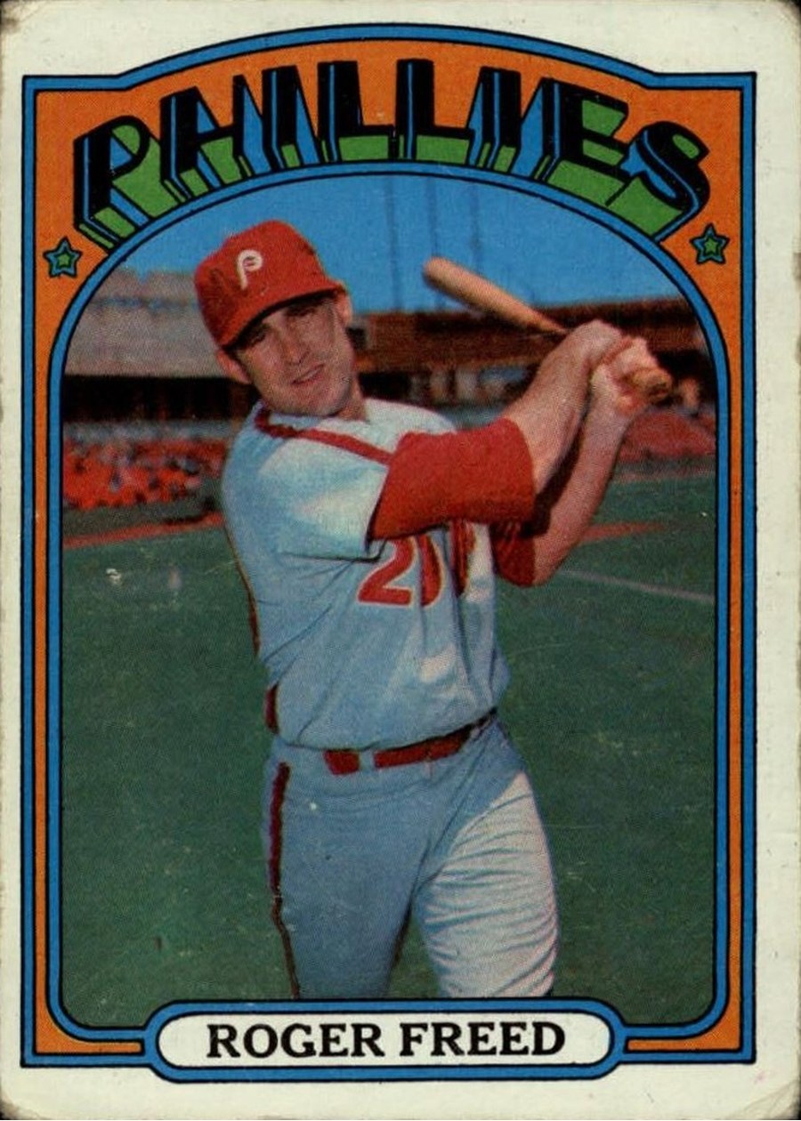 1972 Topps #69 Roger Freed, Philadelphia Phillies