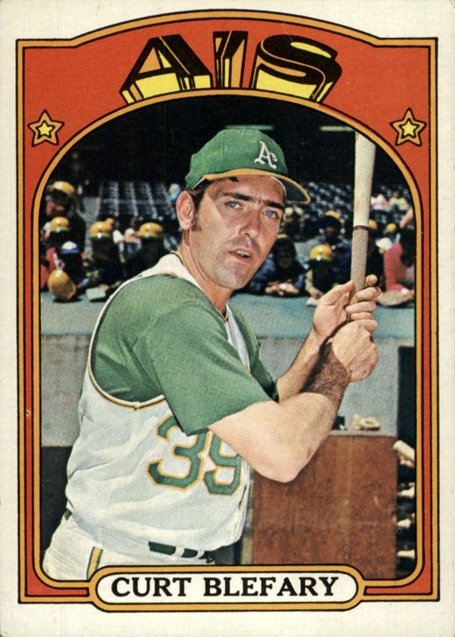 1972 Topps #691 Curt Blefary, Oakland Athletics
