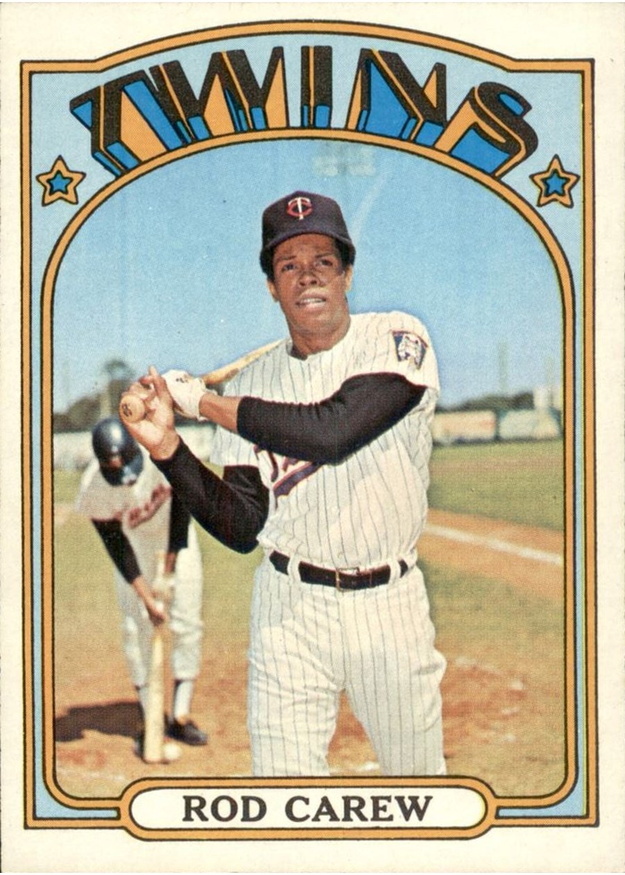 1972 Topps #695 Rod Carew, Minnesota Twins