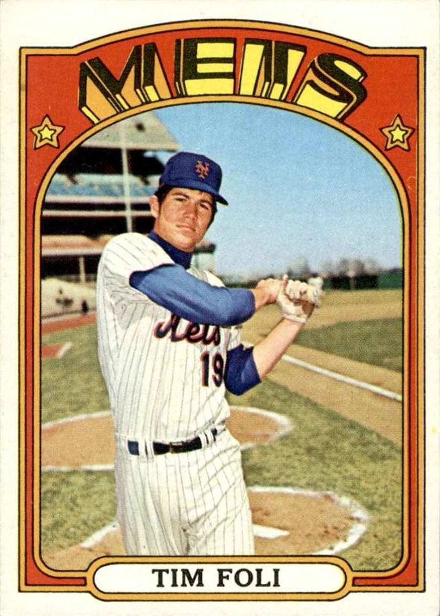 1972 Topps #707 Tim Foli, New York Mets