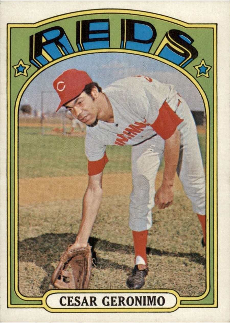1972 Topps #719 Cesar Geronimo, Cincinnati Reds