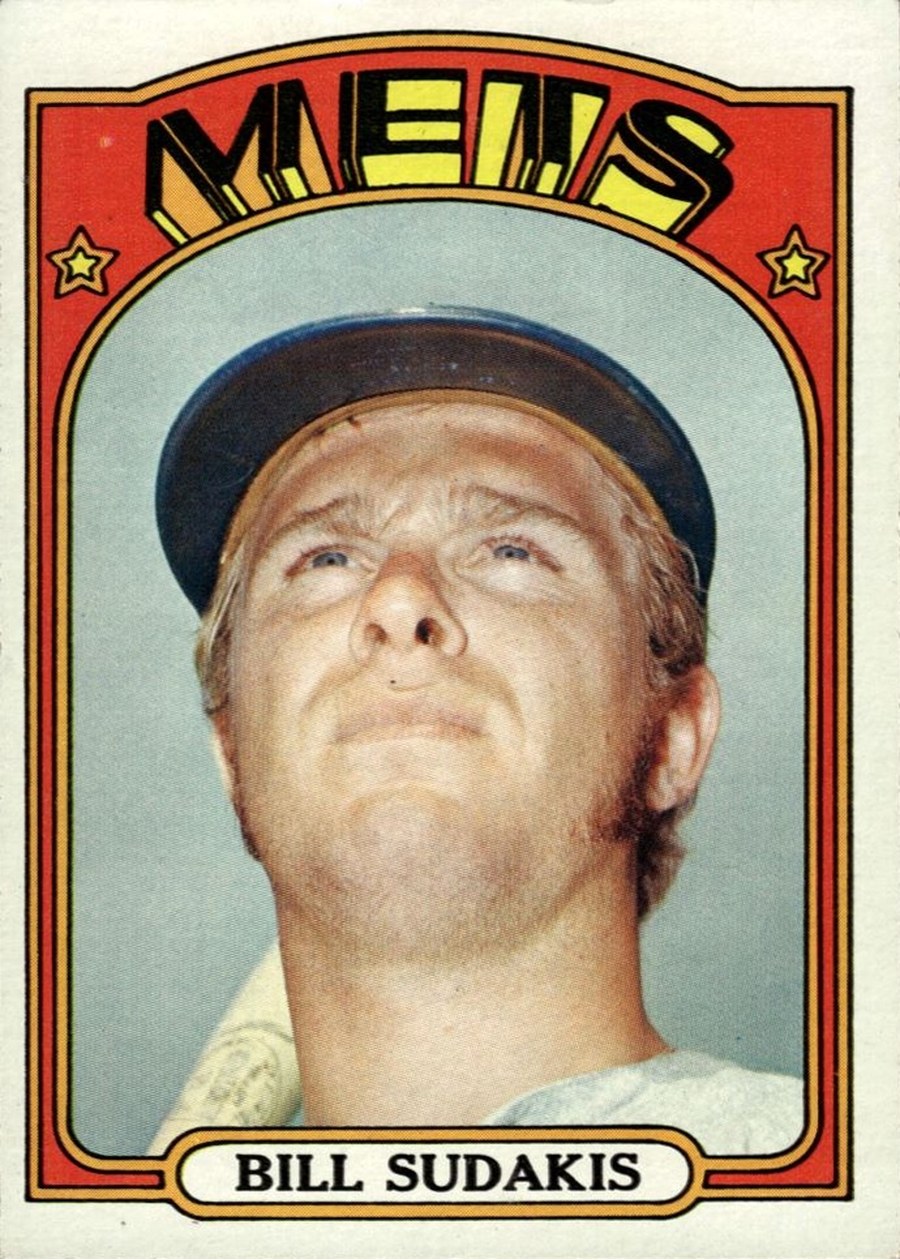 1972 Topps #722 Bill Sudakis, New York Mets