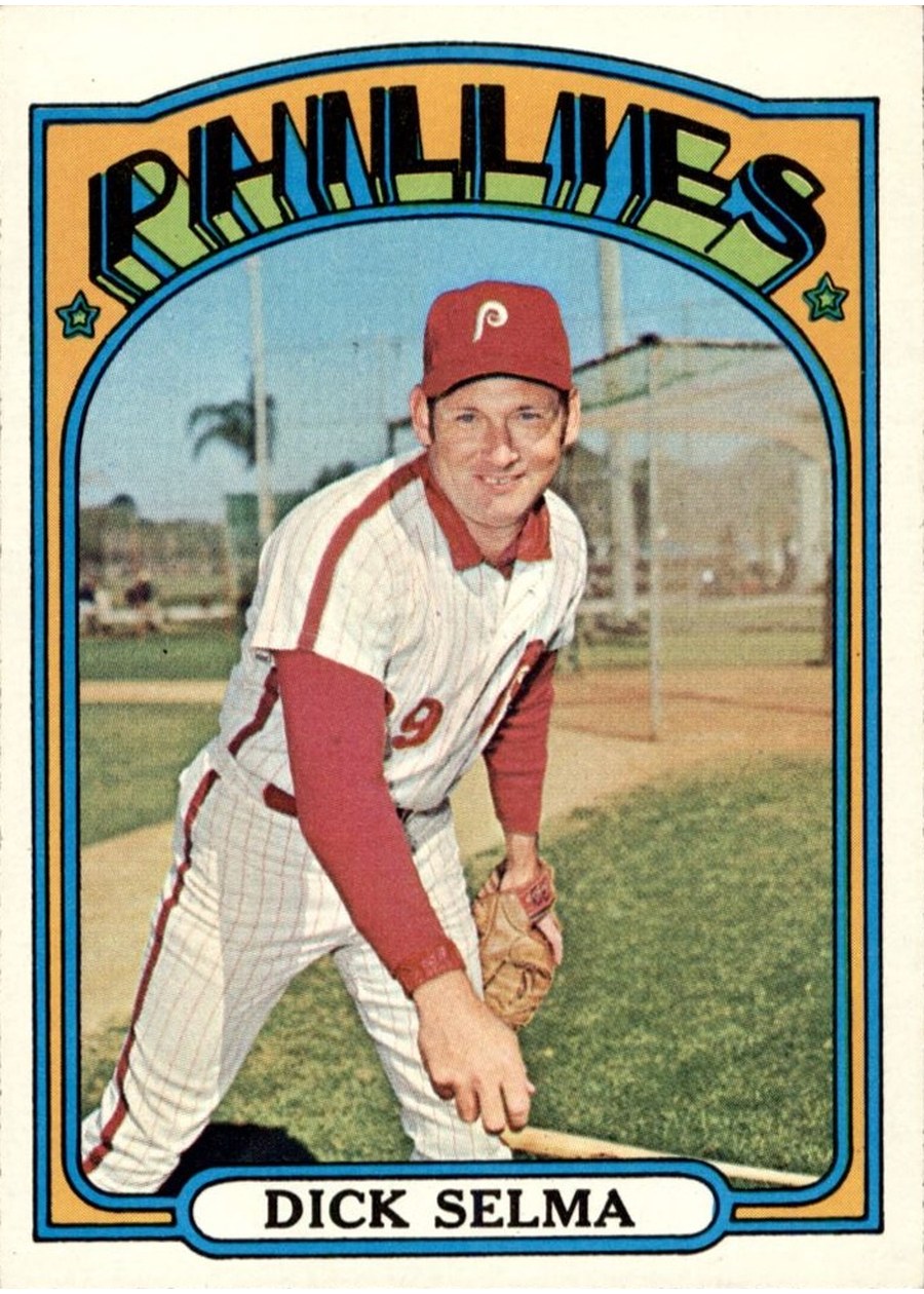 1972 Topps #726 Dick Selma, Philadelphia Phillies