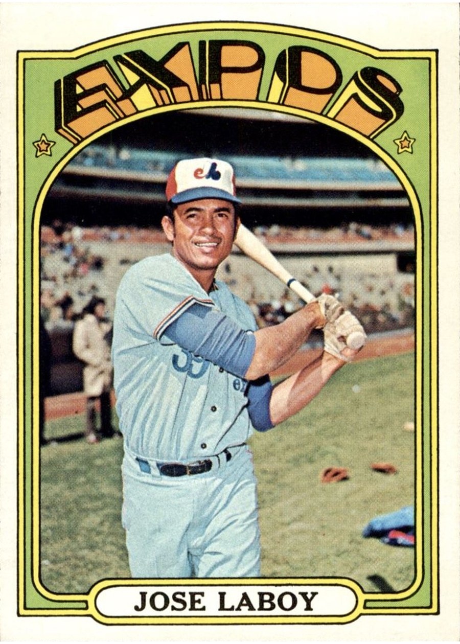 1972 Topps #727 Jose Laboy, Montreal Expos