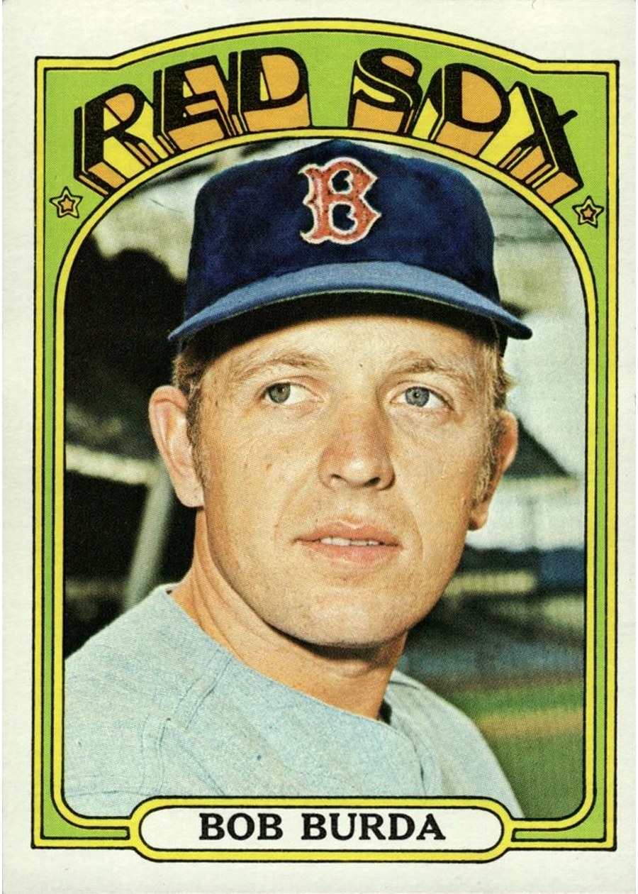 1972 Topps #734 Bob Burda, Boston Red Sox