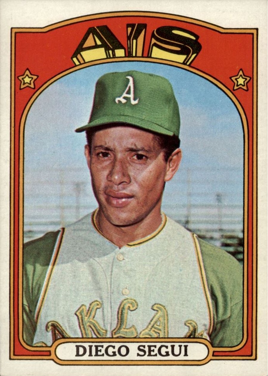 1972 Topps #735 Diego Segui, Oakland Athletics