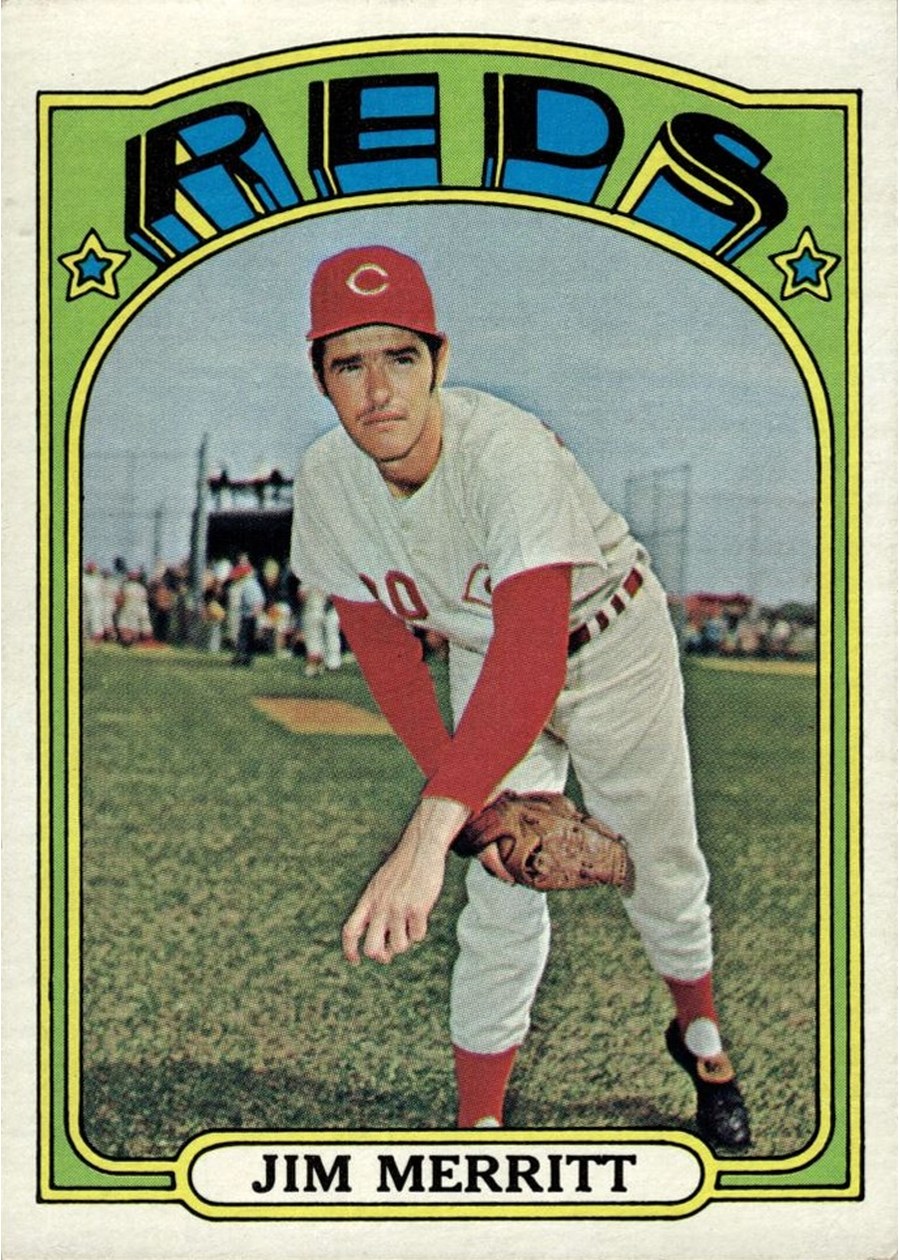 1972 Topps #738 Jim Merritt, Cincinnati Reds