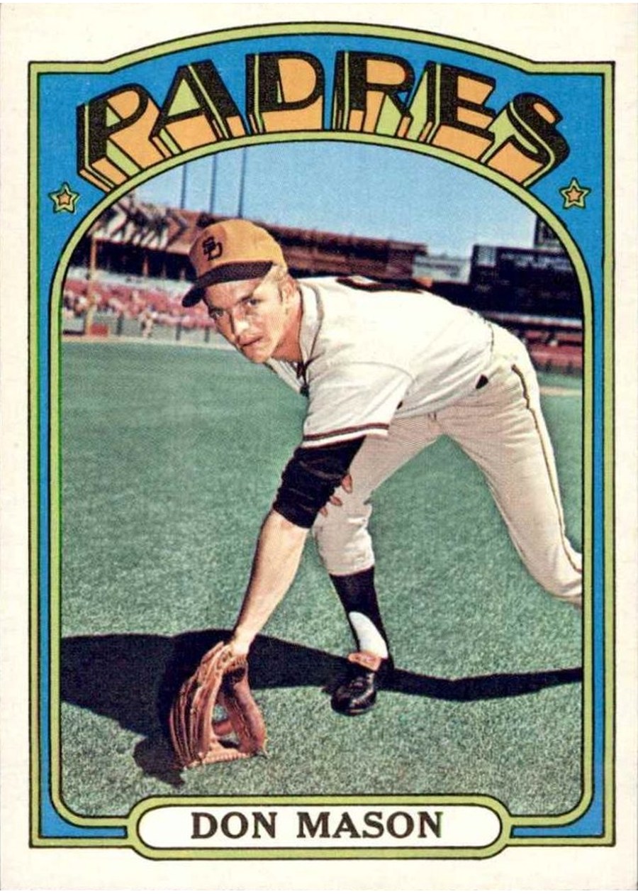 1972 Topps #739 Don Mason, San Diego Padres
