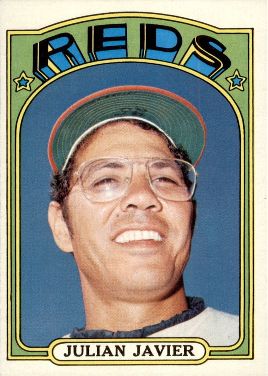 1972 Topps #745 Julian Javier, Cincinnati Reds