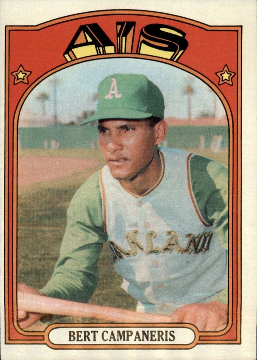 1972 Topps #75 Bert Campaneris, Oakland Athletics