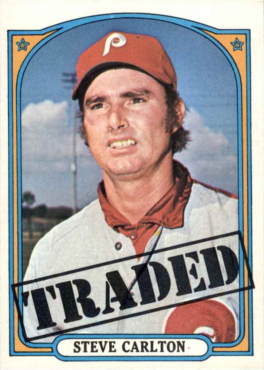 1972 Topps #751 Steve Carlton, Philadelphia Phillies