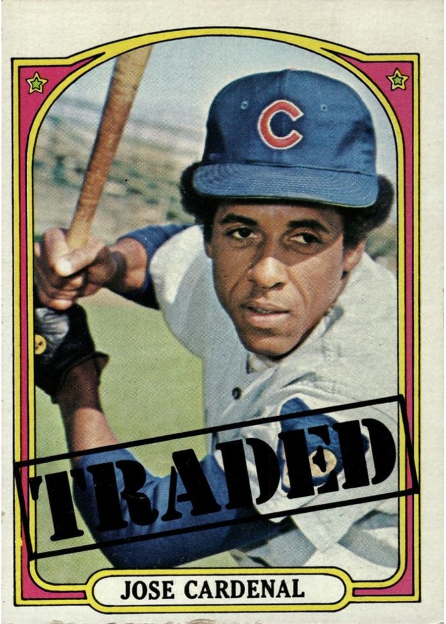 1972 Topps #757 Jose Cardenal, Chicago Cubs
