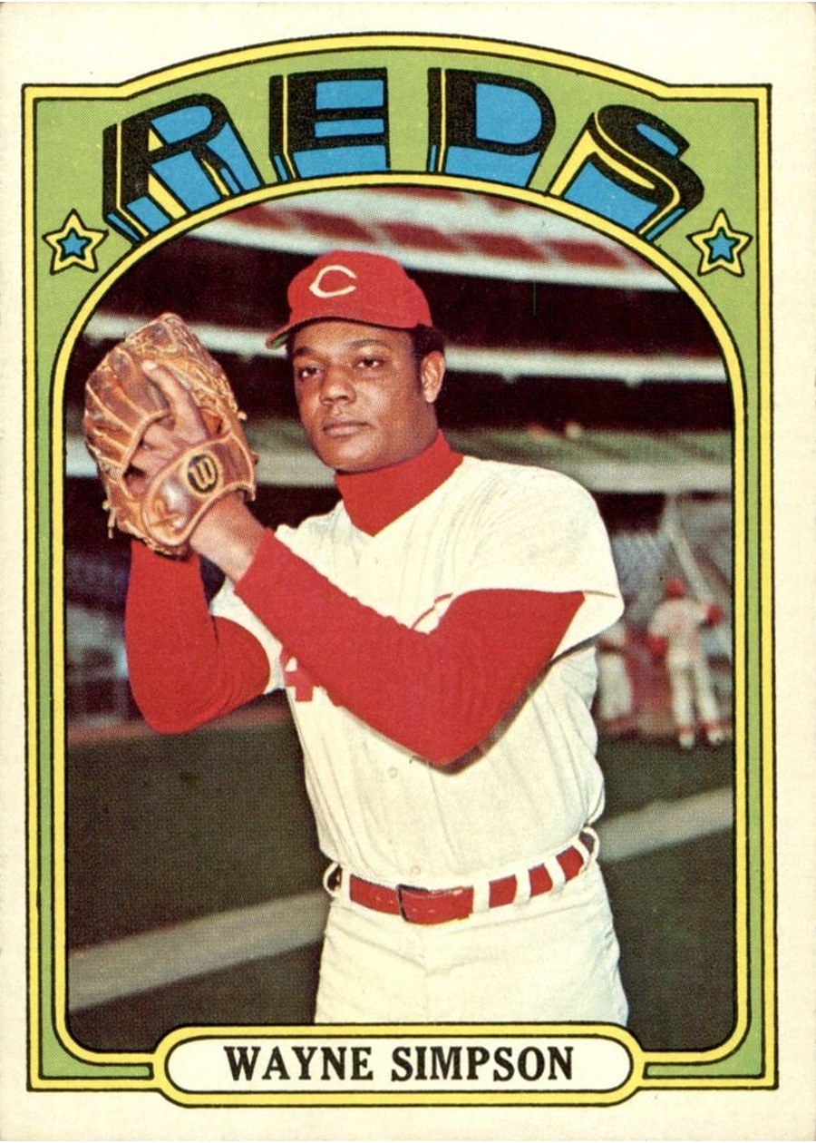 1972 Topps #762 Wayne Simpson, Cincinnati Reds